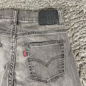 Levis 511 Performance Slim Jeans Womens‎ 16 Reg 28x28 Grey Denim Stretch Grunge
